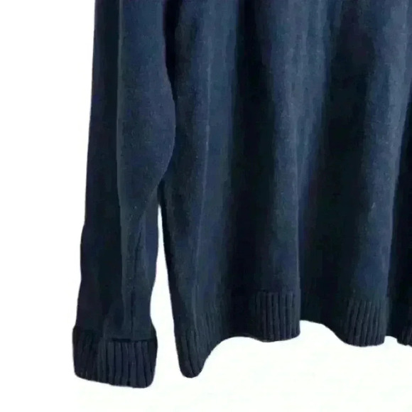 U.S. Polo Assn. Men's Blue Quarter Zip Pullover Sweater Size L - Picture 5 of 9